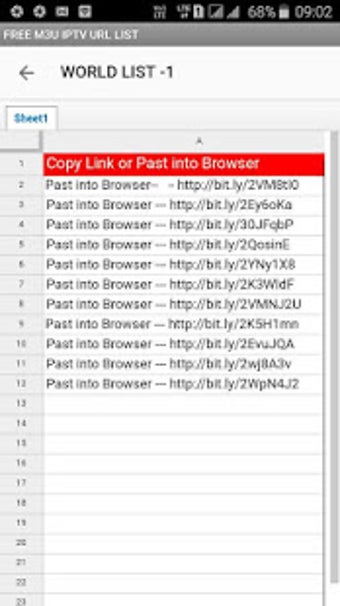 Image 1 for FREE M3U IPTV URL LIST