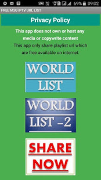 Image 0 for FREE M3U IPTV URL LIST