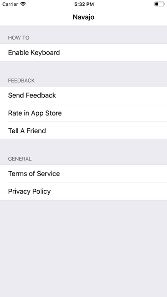Image 1 for Navajo Keyboard App