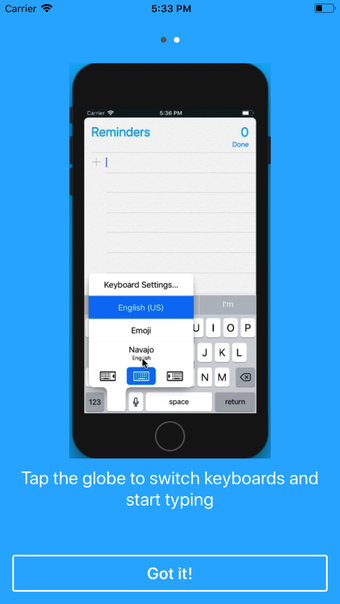Image 0 for Navajo Keyboard App