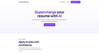 Imagen 0 para BoostMyResume