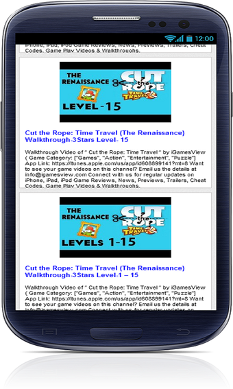 Image 0 for Cut The Rope Time Travel …