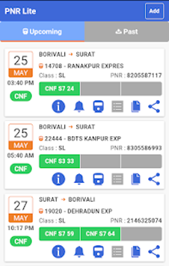 Imagen 1 para PNR Status, Live Train Ru…