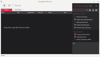 Image 1 for HTMLminify