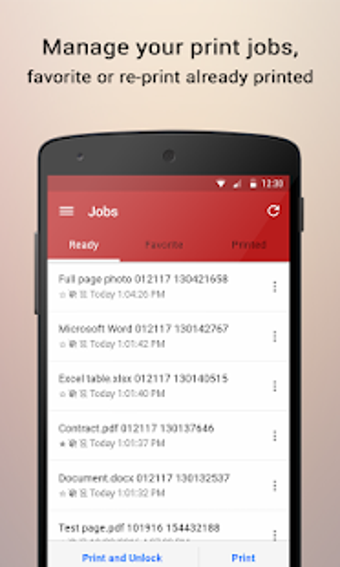 Image 1 for MyQ Mobile Printing