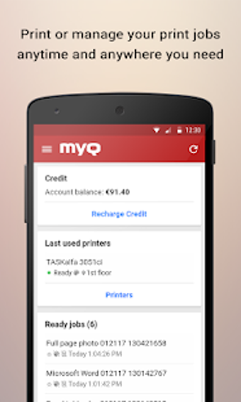 Image 3 for MyQ Mobile Printing