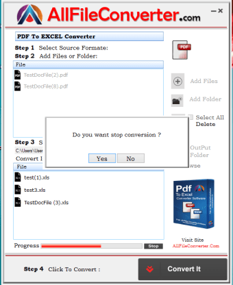 Image 3 for PDF to Excel Converter