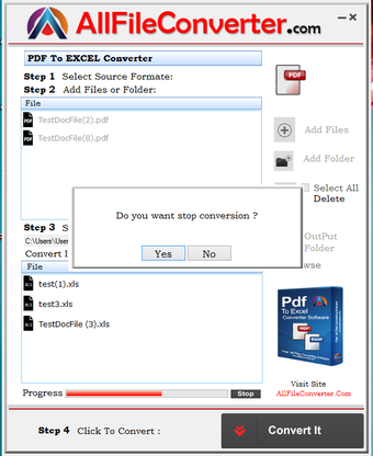 Image 1 for PDF to Excel Converter