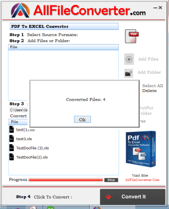 Image 1 for PDF to Excel Converter