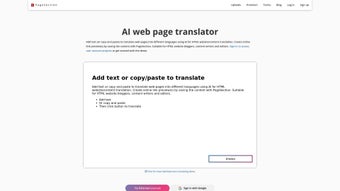 Imagen 0 para AI web page translator by…