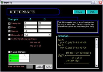 Imagen 4 para Statistics Problem Solver…