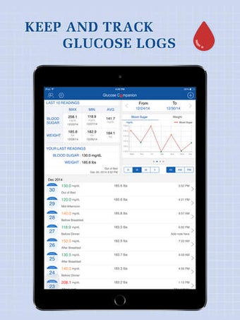Imagen 0 para Glucose Companion for iPa…