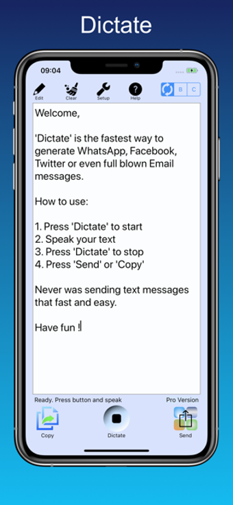 Image 1 for Dictate - Speech to text