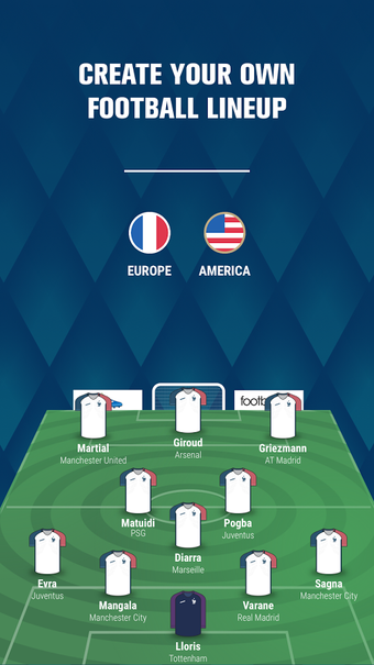 Imagen 2 para Lineup11- Football Line-u…
