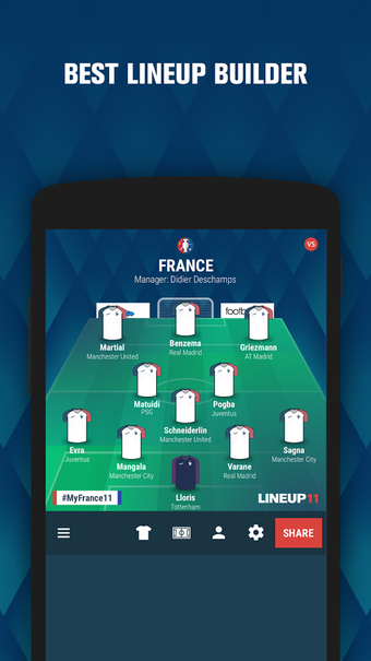 Imagen 0 para Lineup11- Football Line-u…