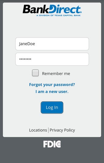 Image 0 for BankDirect Mobile