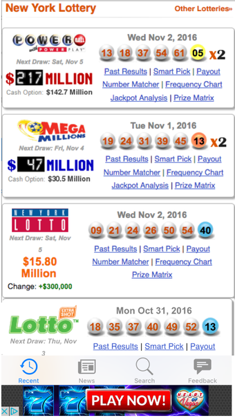 Image 1 for Lottery Results NY
