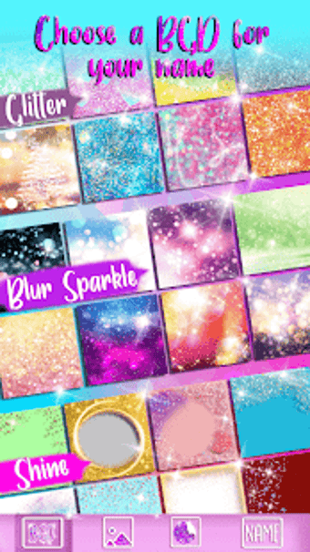 Image 1 for Glitter Name Art Maker  W…