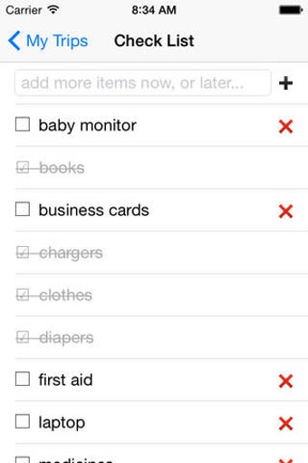 Imagen 0 para Packing List - Travel Mad…