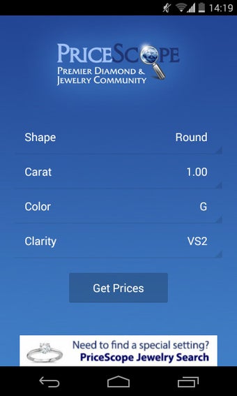 Imagen 0 para Diamond Price Calculator