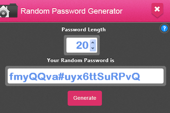 Image 0 for Random Password Generator