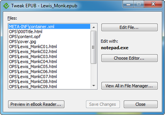 Image 0 for Tweak EPUB
