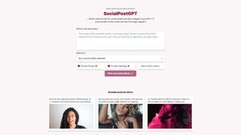 Image 0 for SocialPostGPT