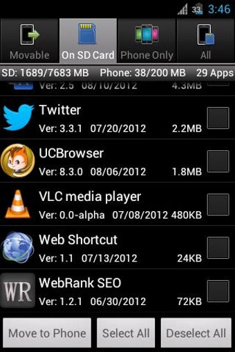 Image 0 for MoveApps Pro - App to SD
