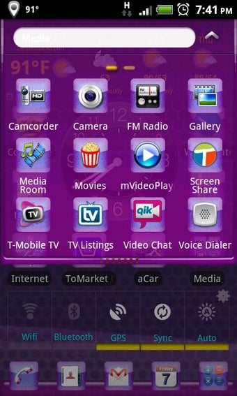 Imagen 2 para LC Purple Theme For Nova/…