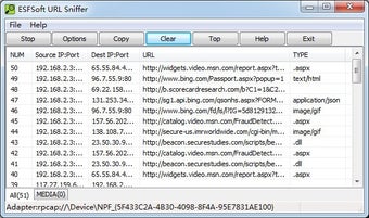 Imagen 0 para ESFSoft URL Sniffer