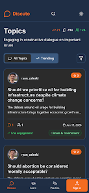 Image 0 for Discuto: Better Disagreem…