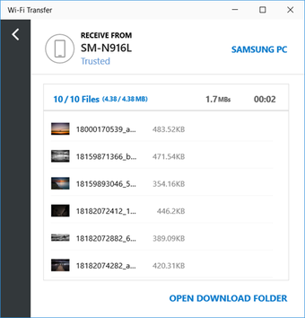 Imagen 1 para Wi-Fi Transfer for Window…