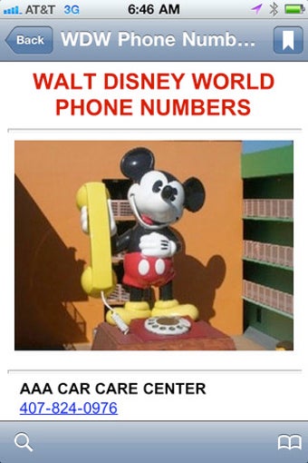 Imagen 2 para Walt Disney World Phone N…
