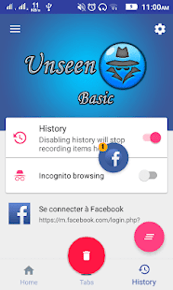 Image 1 for Unseen for Facebook Basic