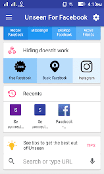 Image 3 for Unseen for Facebook Basic
