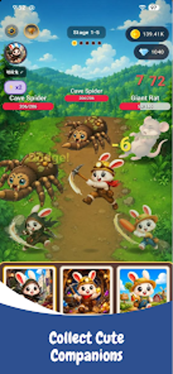 Imagen 0 para FightRabbit - Idle RPG Qu…