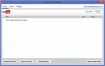 Image 0 for Free FLV Downloader