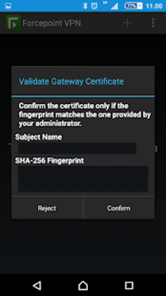 Image 1 for Forcepoint SSL VPN Client