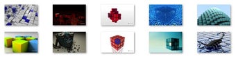 Image 0 for 3D Cubes Windows 7 Theme