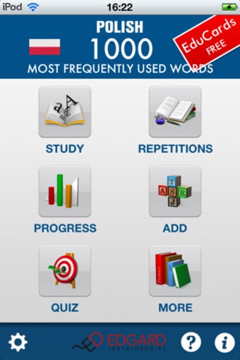 Image 0 for EduCards Polish 1000 Most…