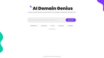 Image 0 for AI Domain Genius