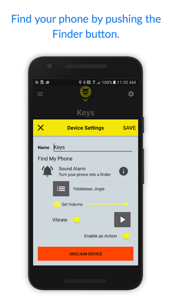 Imagen 0 para Pebblebee Finder