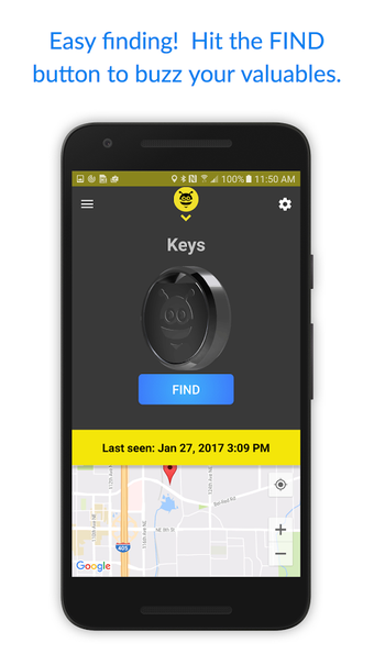Imagen 1 para Pebblebee Finder