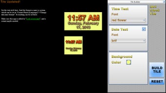 Image 0 for Custom Clock Tile for Win…