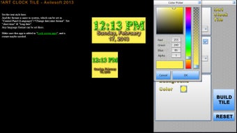 Image 1 for Custom Clock Tile for Win…