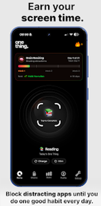 Imagen 0 para One Thing: Earn Screen Ti…