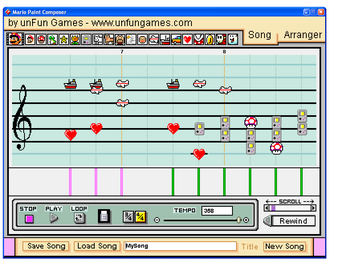 Image 0 for Mario Paint Composer