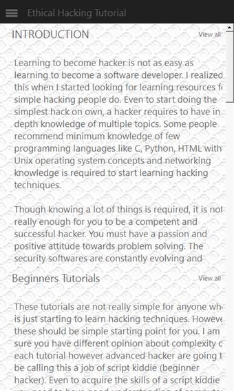 Image 0 for Ethical Hacking Tutorials…