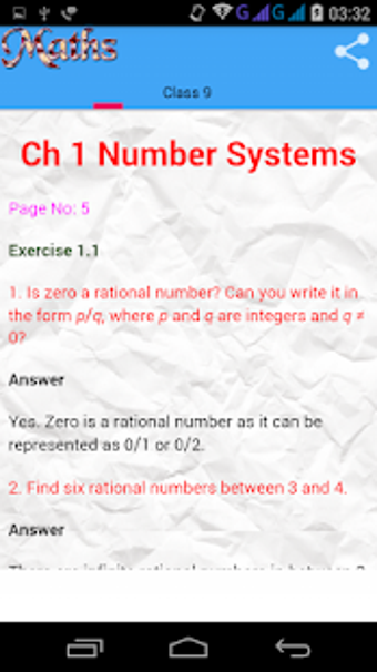Image 0 for Class 9 Maths Solutions