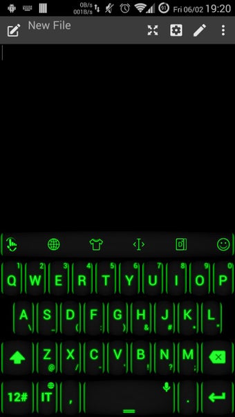 Image 2 for Theme TouchPal Neon Green